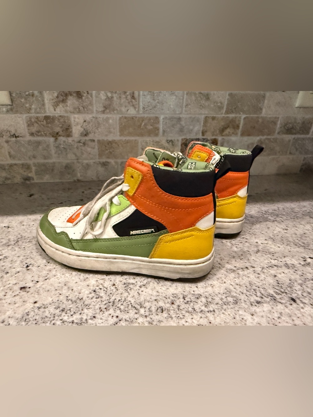 Zara x Minecraft High-Top Sneakers- Size Eur 32
